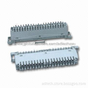10-pair LSA Connection Modules with Phosphorous Bronze and Silver-plated Contact Pin
